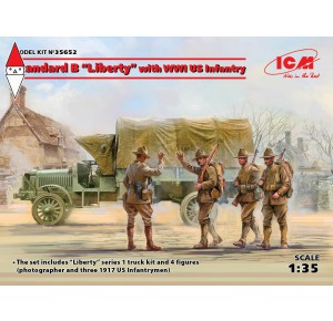 , , , ICM 1/35 STANDARD B LIBERTY WITH WWI US INFANTRY