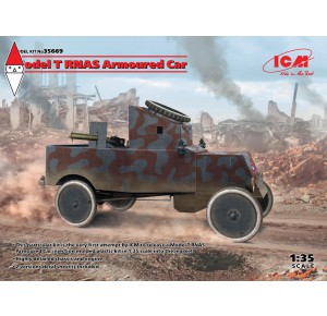 , , , ICM 1/35 MODEL T RNAS ARMOURED CAR (NEW MOLDS)