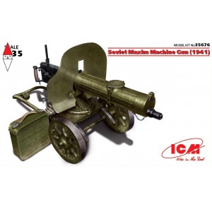 , , , ICM 1/35 SOVIET MAXIM MACHINE GUN (1941)