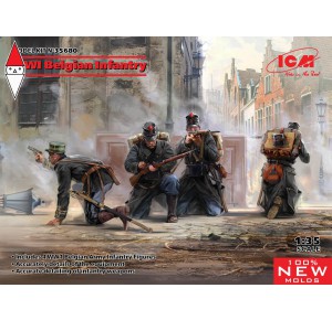 , , , ICM 1/35 WWI BELGIAN INFANTRY (NEW MOLDS)