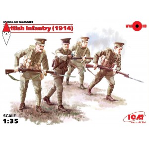 , , , ICM 1/35 BRITISH INFANTRY (1914) (4 FIGURES)