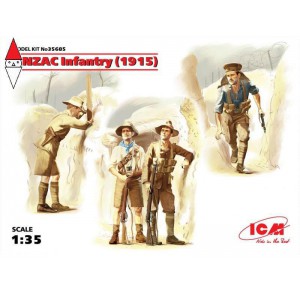, , , ICM 1/35 ANZAC INFANTRY (1915) (4 FIGURES)