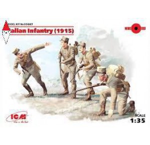 , , , ICM 1/35 ITALIAN INFANTRY (1915) (4 FIGURES)