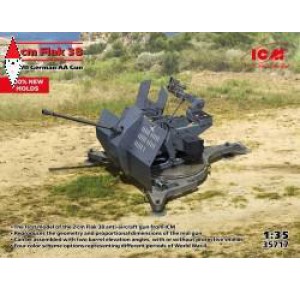 , , , ICM 1/35 FLAK 38 WWII GERMAN AA GUN