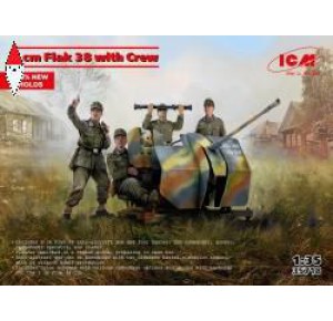 , , , ICM 1/35 FLAK 38 WITH CREW