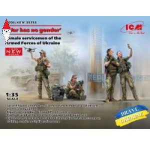 , , , ICM 1/35 WAR HAS NO GENDER. FEMALE SERVICEMEN OF THE ARMED FORCES OF UKRAINE