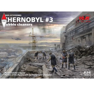 , , , ICM 1/35 CHERNOBYL3. RUBBLE CLEANERS (5 FIGURES)
