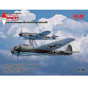 , , , ICM 1/48 MISTEL S1 GERMAN COMPOSITE TRAINING AIRCRAFT