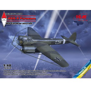 , , , ICM 1/48 JU-88A-8 PARAVANE WWII GERMAN AIRCRAFT