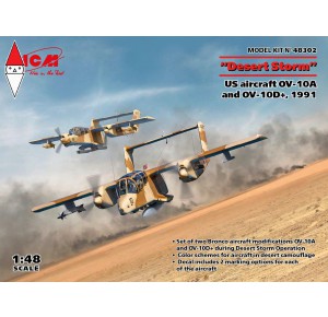 , , , ICM 1/48 DESERT STORM US AIRCRAFT OV-10A AND OV-10D+ 1991