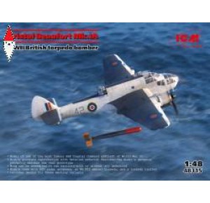 , , , ICM 1/48 BRISTOL BEAUFORT MK.IA, WWII BRITISH TORPEDO BOMBER