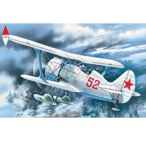 , , , ICM 1/72 I-15 BIS WWII SOVIET BIPLANE FIGHTER (WINTER VERSION)
