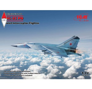 , , , ICM 1/72 MIG-25PD SOVIET INTERCEPTOR FIGHTER
