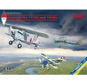 , , , ICM 1/72 BIPLANES OF THE 1930S AND 1940S (??-51A-1 KI-10-II U-2/PO-2VS)