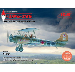 , , , ICM 1/72 U-2/PO-2VS WWII SOVIET LIGHT NIGHT BOMBER (NEW MOLDS)