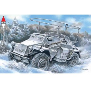 , , , ICM 1/72 SD.KFZ.261 GERMAN RADIO COMMUNICATION VEHICLE