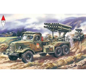 , , , ICM 1/72 BM-14-16 MULTIPLE LAUNCH ROCKET SYSTEM ON ZIL-157 BASE