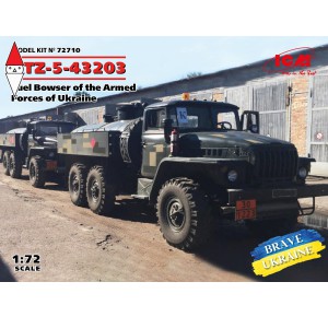 , , , ICM 1/72 ATZ-5-43203 FUEL BOWSER OF THE ARMED FORCES OF UKRAINE