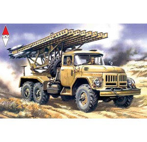 , , , ICM 1/72 BM-13-16 MULTIPLE LAUNCH ROCKET SYSTEM ON ZIL-131 BASE