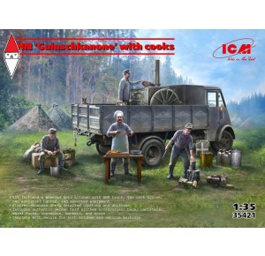 , , , ICM 1/35 AHN GULASCHKANONE WITH COOKS