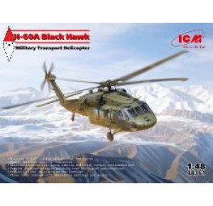 , , , 1/48 Icm Uh-60A Black Hawk Us Military Transport Helicopter ICM48361