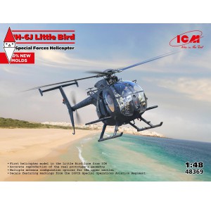 , , , 1/48 Icm Icm Mh-6J Little Bird, Us Special Forces Helicopter ICM48369