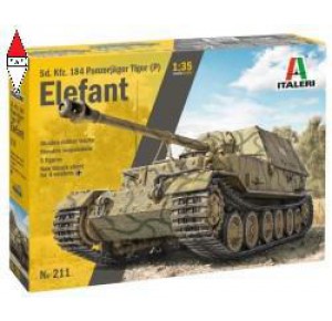 , , , ITALERI 1/35 SD.KFZ. 184 PANZERJAGER TIGER (P) ELEFANT
