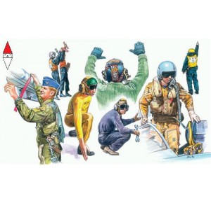 , , , ITALERI 1/72 NATO PILOTS AND GROUND CREW