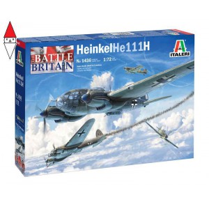 , , , ITALERI 1/72 HEINKEL HE111H BATTLE OF BRITAIN 80TH ANN.