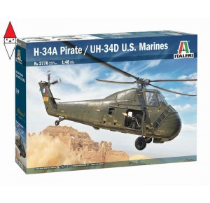 , , , ITALERI 1/48 H-34A PIRATE / UH-34D U.S. MARINES