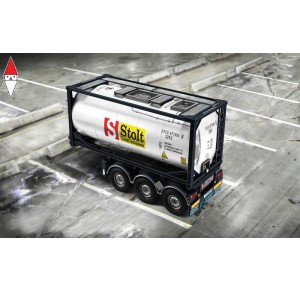 , , , ITALERI 1/24 TECNOKAR TRAILER WITH 20 TANK