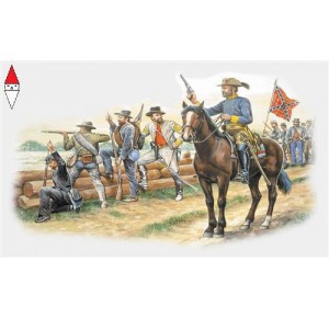 , , , ITALERI 1/72 CONFEDERATE TROOPS