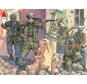 , , , ITALERI 1/72 GERMAN PARATROOPERS