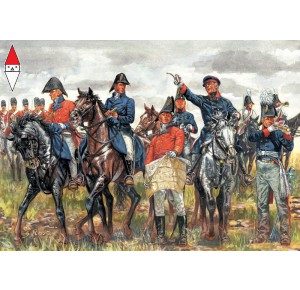, , , ITALERI 1/72 BRITISH AND PRUSSIAN GENERAL STAFF