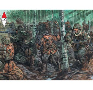 , , , ITALERI 1/72 GERMAN ELITE TROOPS WWII