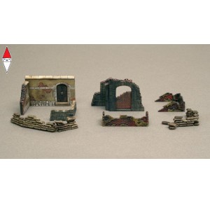 , , , ITALERI 1/72 WALLS AND RUINS II - WORLD WAR II
