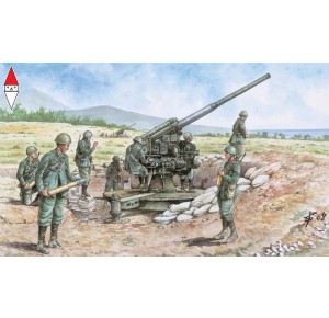 , , , ITALERI 1/72 ITALIAN 90/53 GUN WITH CREW