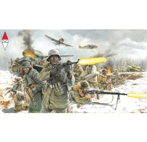 , , , ITALERI 1/72 GERMAN INFANTRY (WINTER UNIFORM)