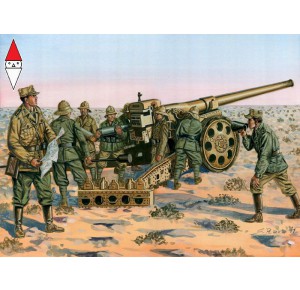 , , , ITALERI 1/72 CANNONE DA 149/40 WITH CREW WWII