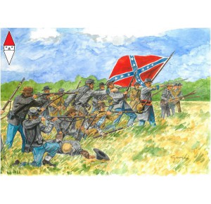 , , , ITALERI 1/72 CONFEDERATE INFANTRY AMERICAN CIVIL WAR