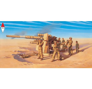 , , , ITALERI 1/72 8.8 CM FLAK 37 AA GUN WITH CREW