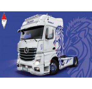 , , , ITALERI 1/24 MERCEDES ACTROS MP4 GIGA SPACE SHOWTRUCK