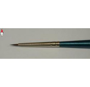 , , , ITALERI 5 SYNTHETIC ROUND BRUSH WITH BROWN TIP