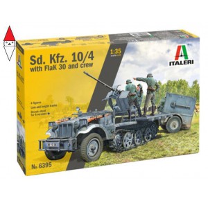 , , , ITALERI 1/35 SD.KFZ 10/4 WITH FLAK 30 AND CREW