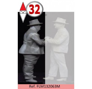 , , , LE MANS MINIATURES ENZO FERRARI. 1960 - STANDING FIGURE ALFRED NEUBAUER MEETING