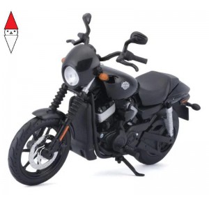 , , , MODELLINO STATICO MAISTO 1/12 2015 HARLEY DAVIDSON STREET 750 BLACK