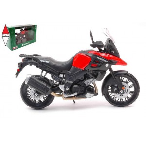 , , , 1/12 MAISTO SUZUKI V-STROM BLACK RED