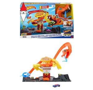 , , , MODELLINO MATTEL HOT WHEELS ATTACCO DEL COBRA IN PIZZERIA