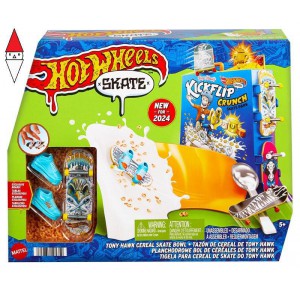 , , , MODELLINO MATTEL HW SKATE PARK BOX DI CEREALI