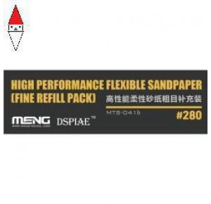 , , , MENG HIGH PERFORMANCE FLEXIBLE SANDPAPER FINE REFILL PACK 280